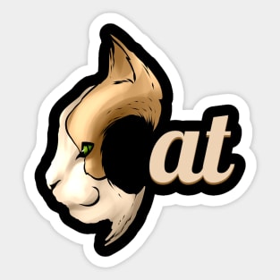 Logo Cat On Purrsday Sticker
